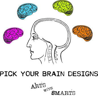 Banner reading "PICK YOUR BRAIN DESIGNS: ArRTS with SMARTS".