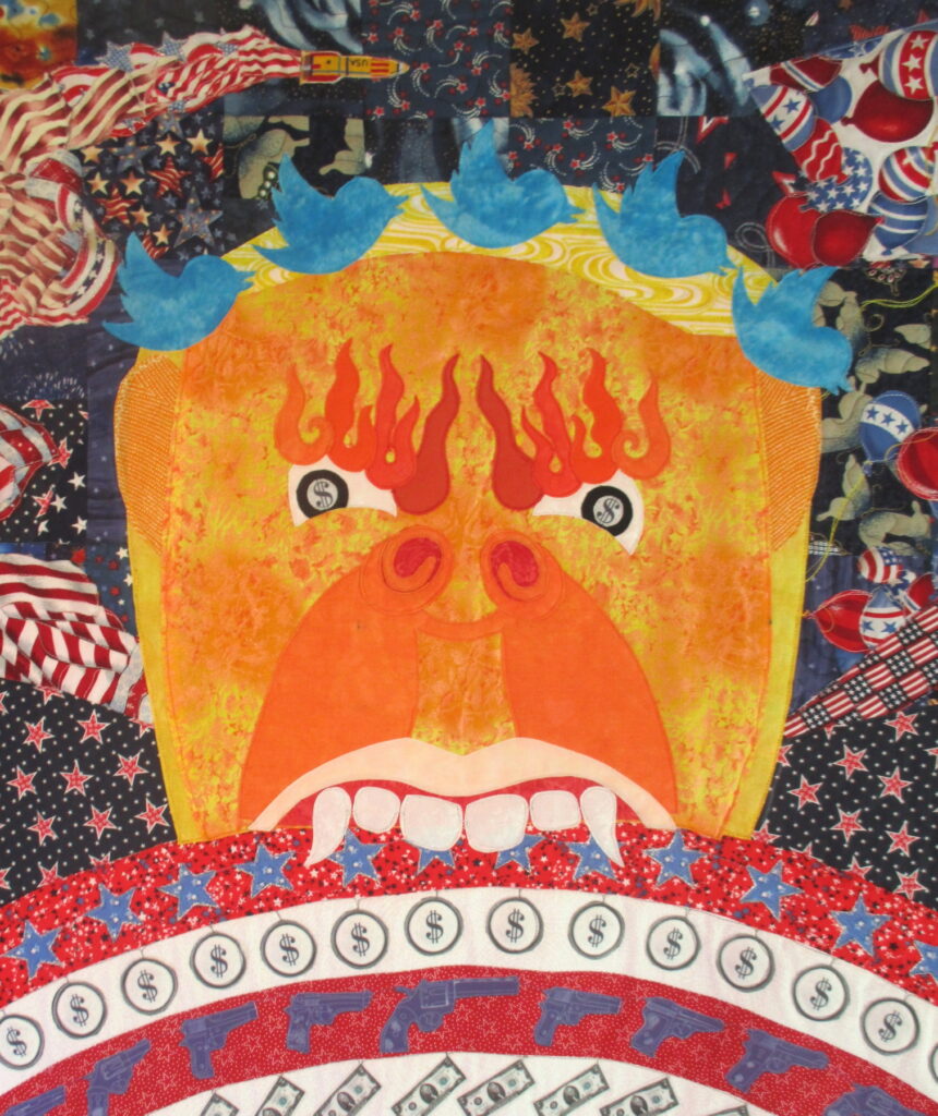 Detail of "A Loaded 45" by Misty Cole