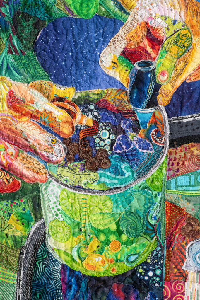 Detail of "The Big Bang" by Misty Cole